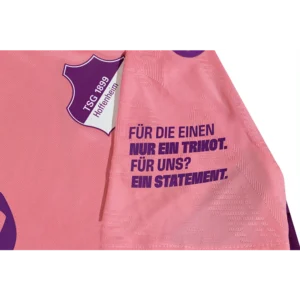 Men's TSG Hoffenheim Special Breast Cancer 2025/26 Jersey football jersey