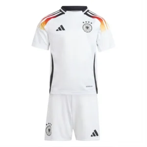 Kids' Germany + EURO 2024 Home Shorts football jersey