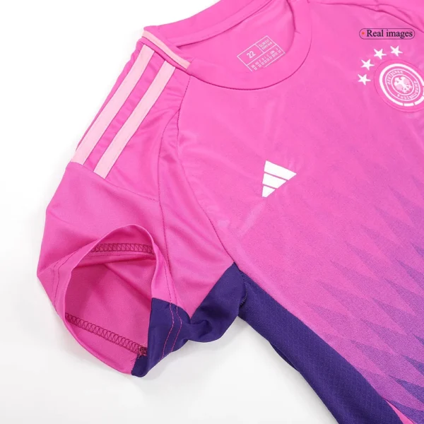 Kids' Germany + EURO 2024 Away Shorts football jersey