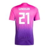 Men's GUNDOGAN Germany 2024 Away Jersey football jersey