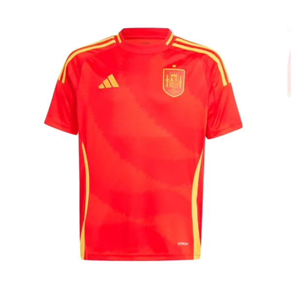 Kids' Spain Home Jersey+Shorts EURO 2024 football jersey
