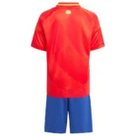 Kids' Spain Home Jersey+Shorts EURO 2024 football jersey