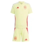 Kids' Spain Away Jersey+Shorts EURO 2024 football jersey
