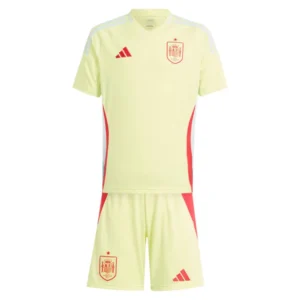Kids' Spain Away Jersey+Shorts EURO 2024 football jersey
