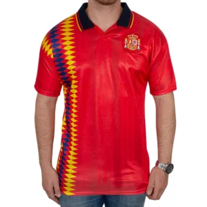 Kids' Spain 1994 Retro World Cup Jersey football jersey
