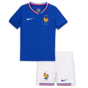Kids' France + EURO 2024 Home Shorts football jersey