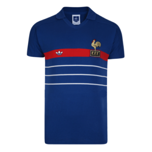France Retro 1984 Heim Trikot football jersey