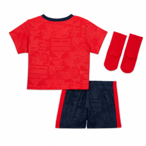 WM 2026: Auswärtstrikot-Set für Kinder der englischen Nationalmannschaft inklusive Stutzen football jersey