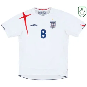 Herren England Retro Lampard #8 2005/07 Heim Trikot football jersey