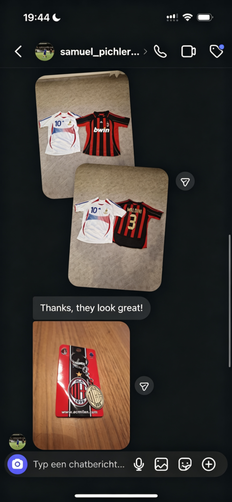 ZUZSE customer feedback showing football jersey quality and satisfaction