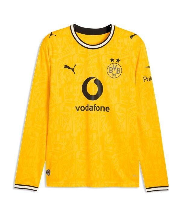Borussia Dortmund 2026/27 Home Long Sleeve Jersey front view