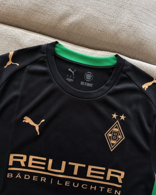 Borussia Mönchengladbach 2026/27 away jersey detail view