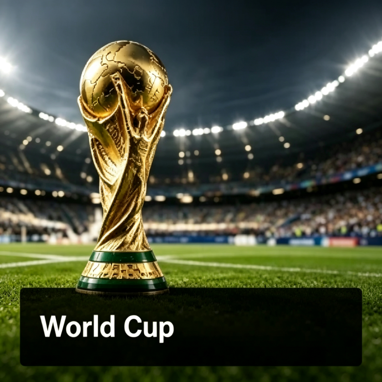 World Cup football tournament trophy